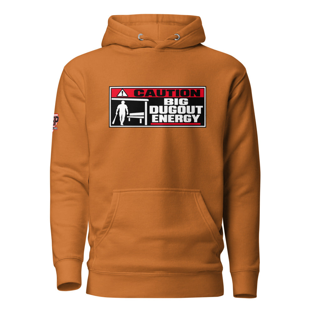 Big Dugout Energy Hoodie — Adobe — front view