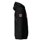 Big Dugout Energy Hoodie — Black — right sleeve view