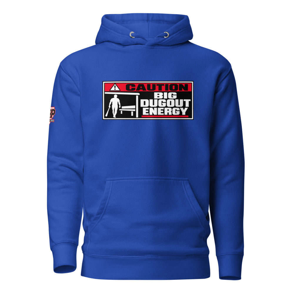 Big Dugout Energy Hoodie — Team Royal — front view
