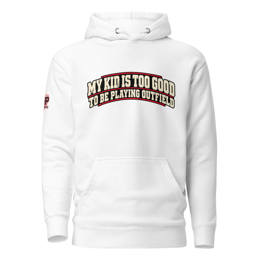 RBP hoodie front and back design, white front with larger wording