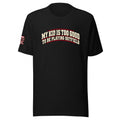 RBP tee front and back design, black front with larger wording