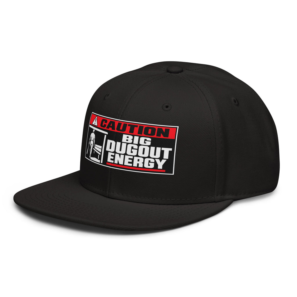 Big Dugout Energy Snapback — left front view