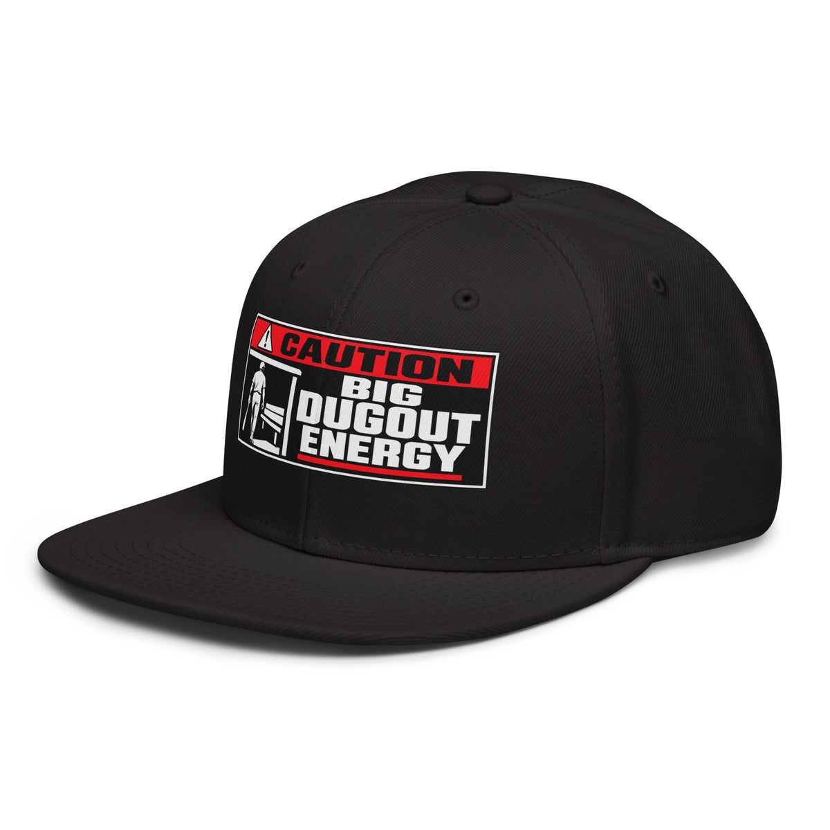 Big Dugout Energy Snapback — left front view