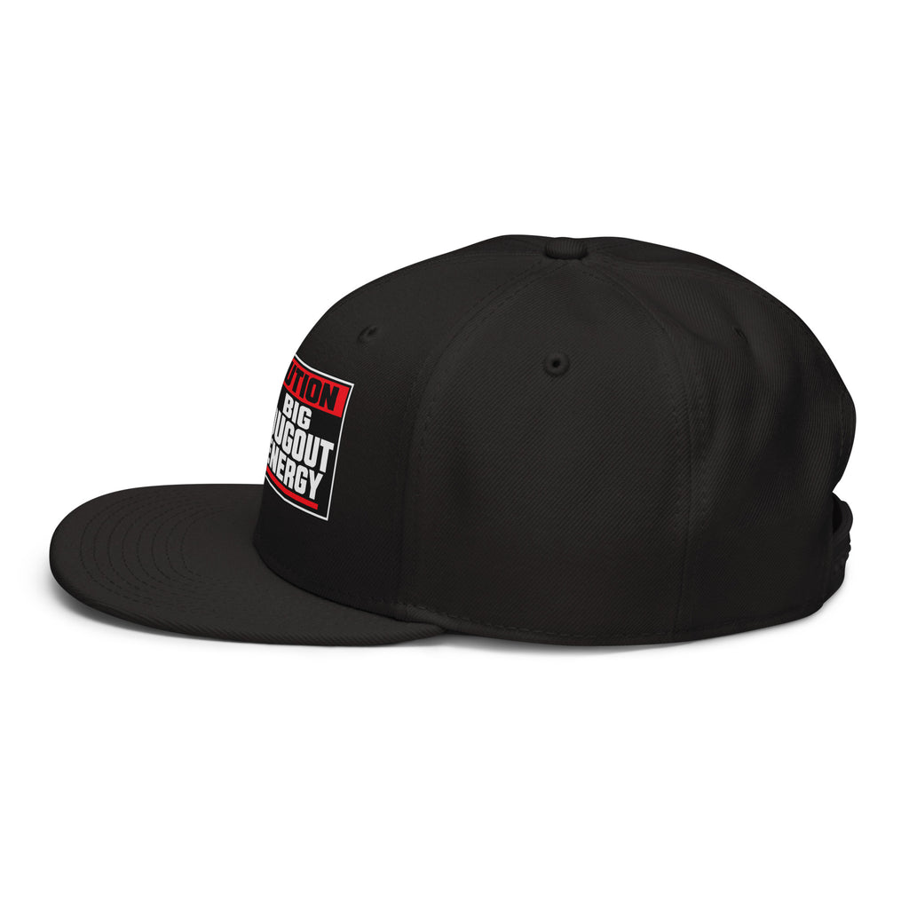 Big Dugout Energy Snapback — left side view