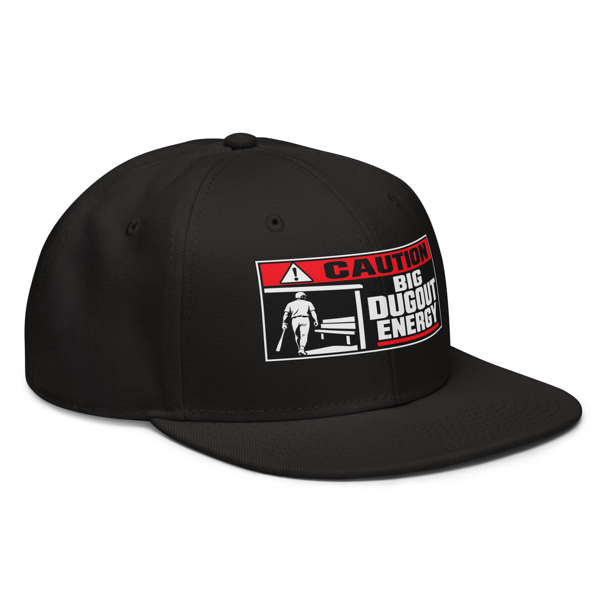 Big Dugout Energy Snapback — right front view