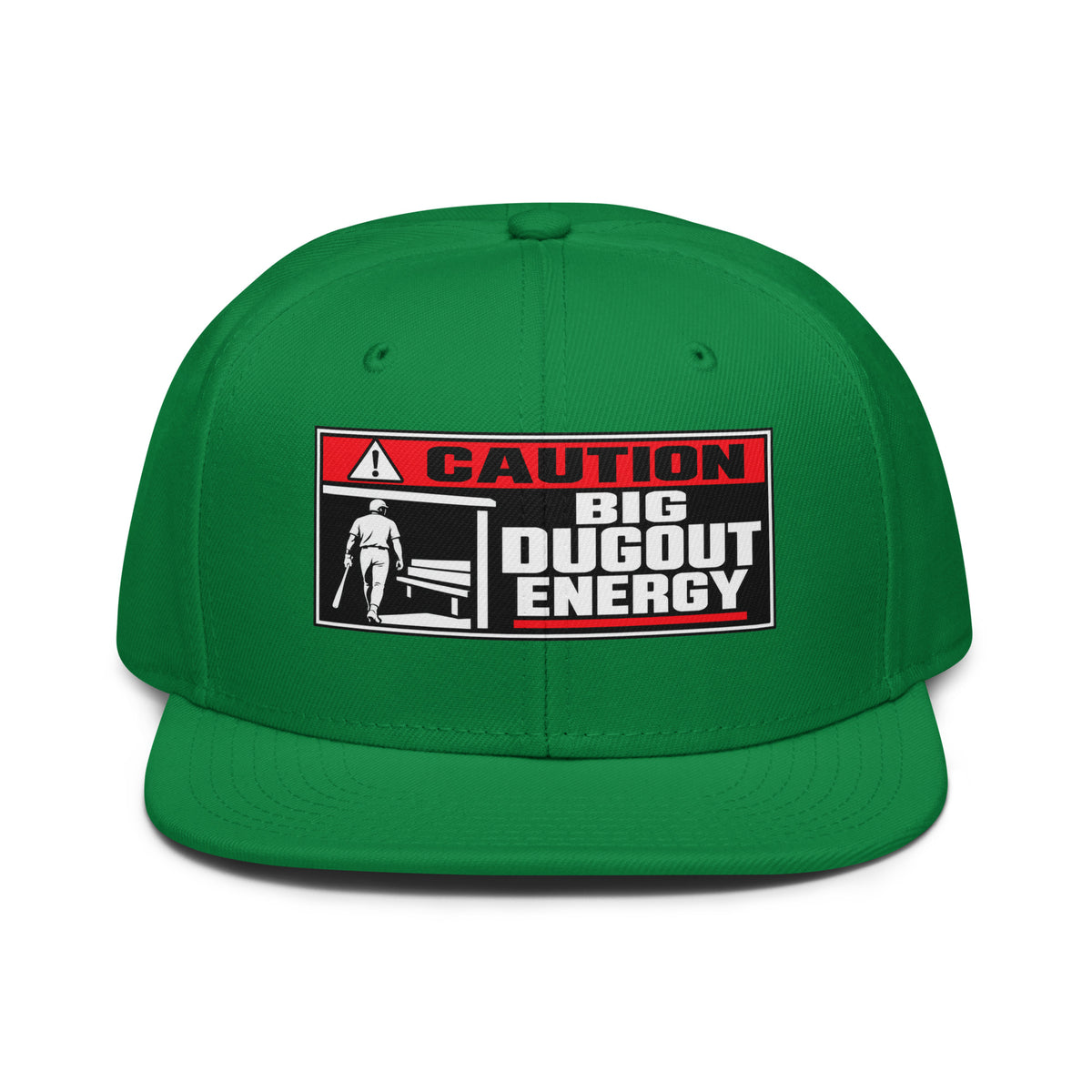 Big Dugout Energy Snapback — front view