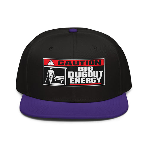 Big Dugout Energy Snapback — front view